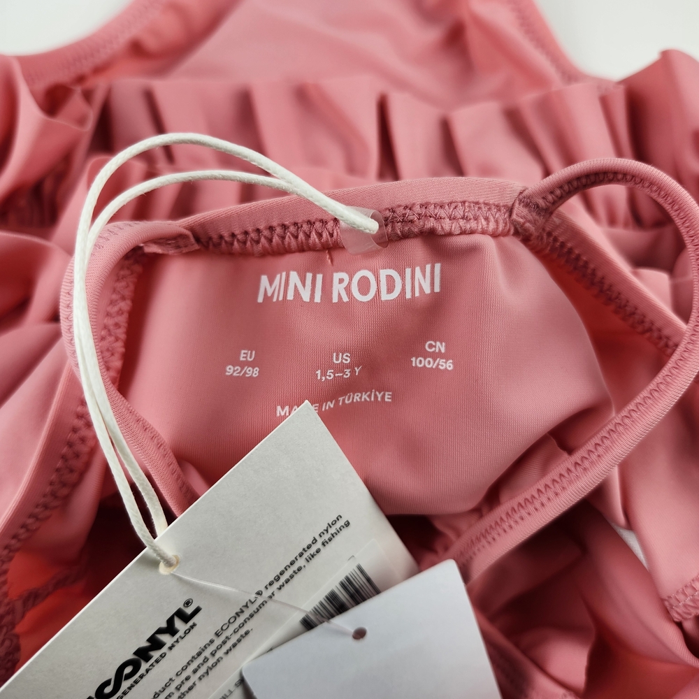 Mini Rodini Pink Ruffled One Piece Swimsuit - Picture 5 of 5